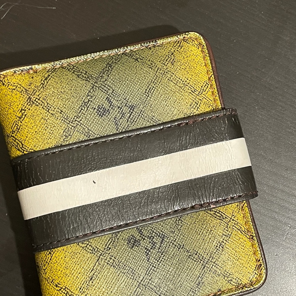 L.A.M.B. Multicolor Gradient Wallet with Signature Black & White Striped Lining. - Picture 2 of 11